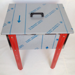 Rozsdamentes fedelező kád