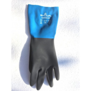 Neoprén Vegyszerálló védőkesztyű 7-es méretben