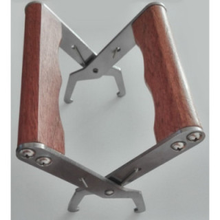 Keretfogó, rozsdamentes, fa markolattal