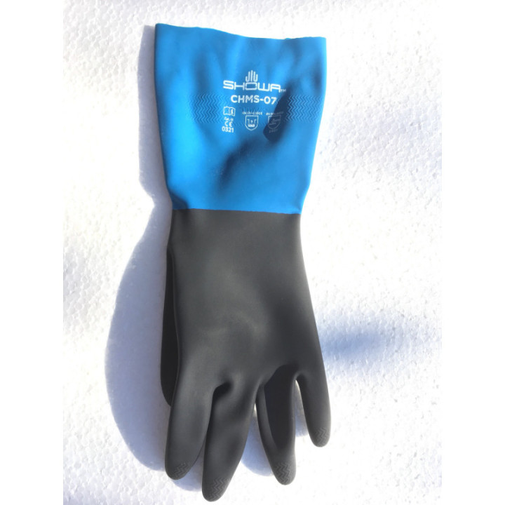 Neoprén vegyszerálló védőkesztyű