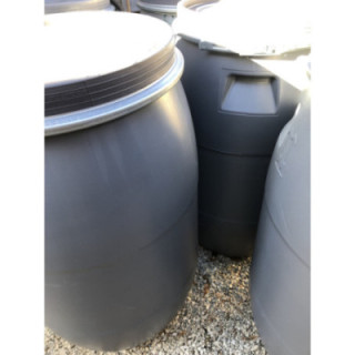 Műanyag fedeles hordó 120 l mézes