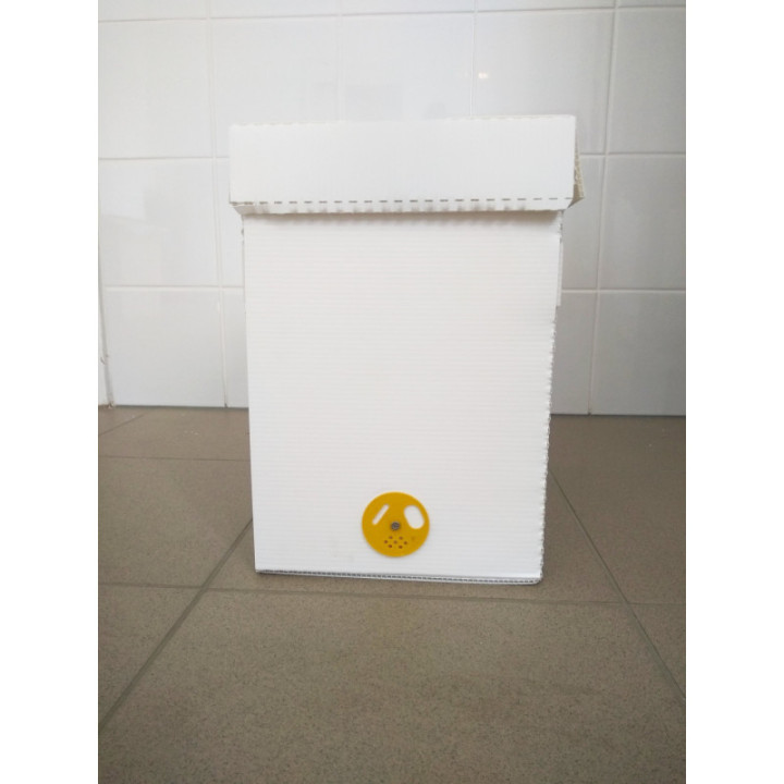 Hunor rajláda, lapra szerelt