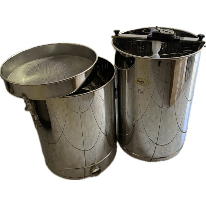 3 in 1 Mézpergető szűrővel és letöltő tartállyal Imgut®  Ø410 3db 1/2NB