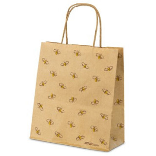 Papírtáska sok méh