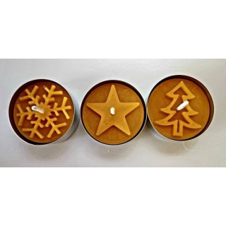 Karácsonyi mécses szett, szilikon gyertyaöntő forma 15 db-os