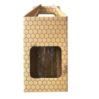 Méhsejtmintás díszdoboz (1x720ml)