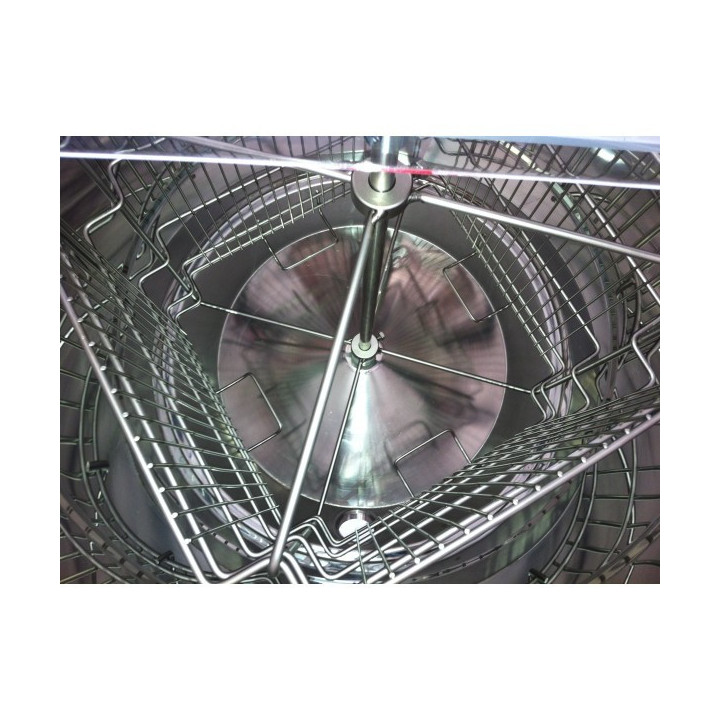 Rozsdamentes 4 keretes mézpergető kosár